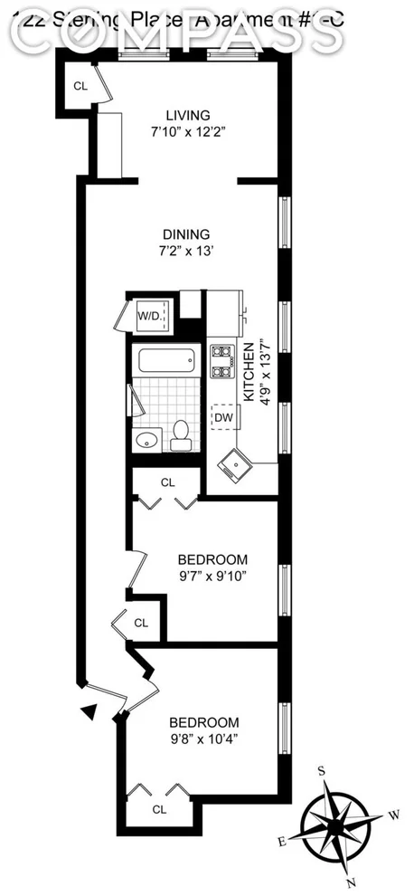 Unit for sale at 122 Sterling Place, Brooklyn, NY 11217