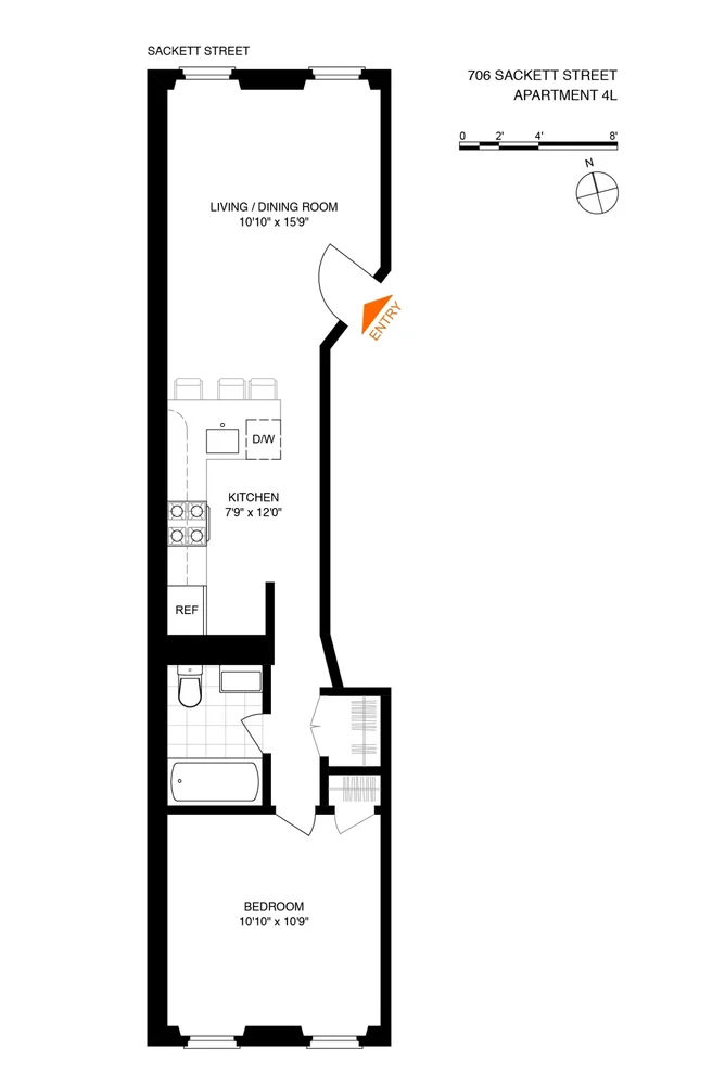Unit for sale at 706 Sackett Street, Brooklyn, NY 11217