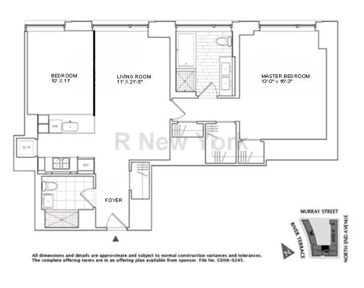 Unit for sale at 2 River Terrace, Manhattan, NY 10282
