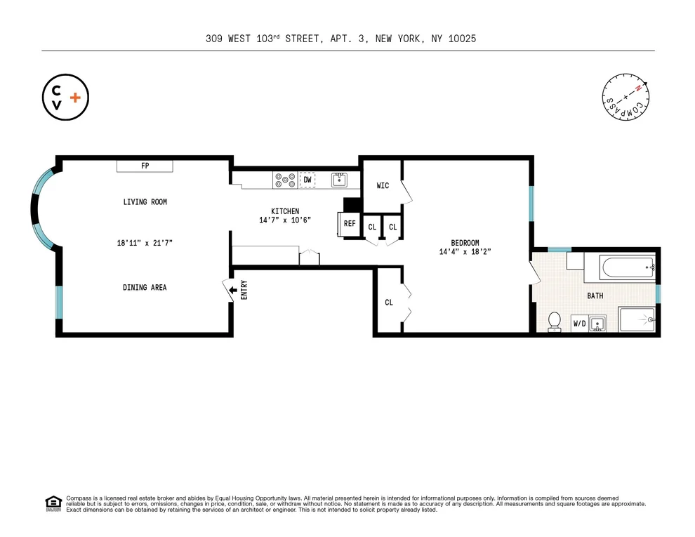 Unit for sale at 309 W 103rd Street, Manhattan, NY 10025