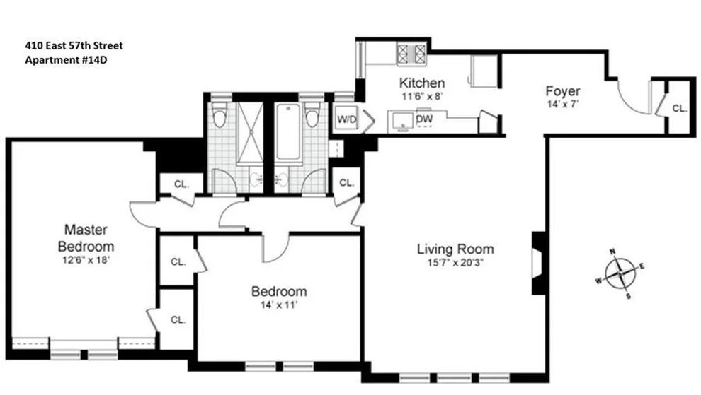 Unit for sale at 410 E 57th Street, Manhattan, NY 10022