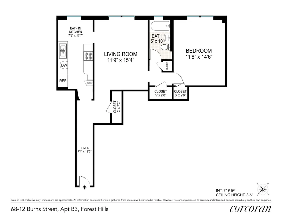 Unit for sale at 6812 Burns Street, Queens, NY 11375