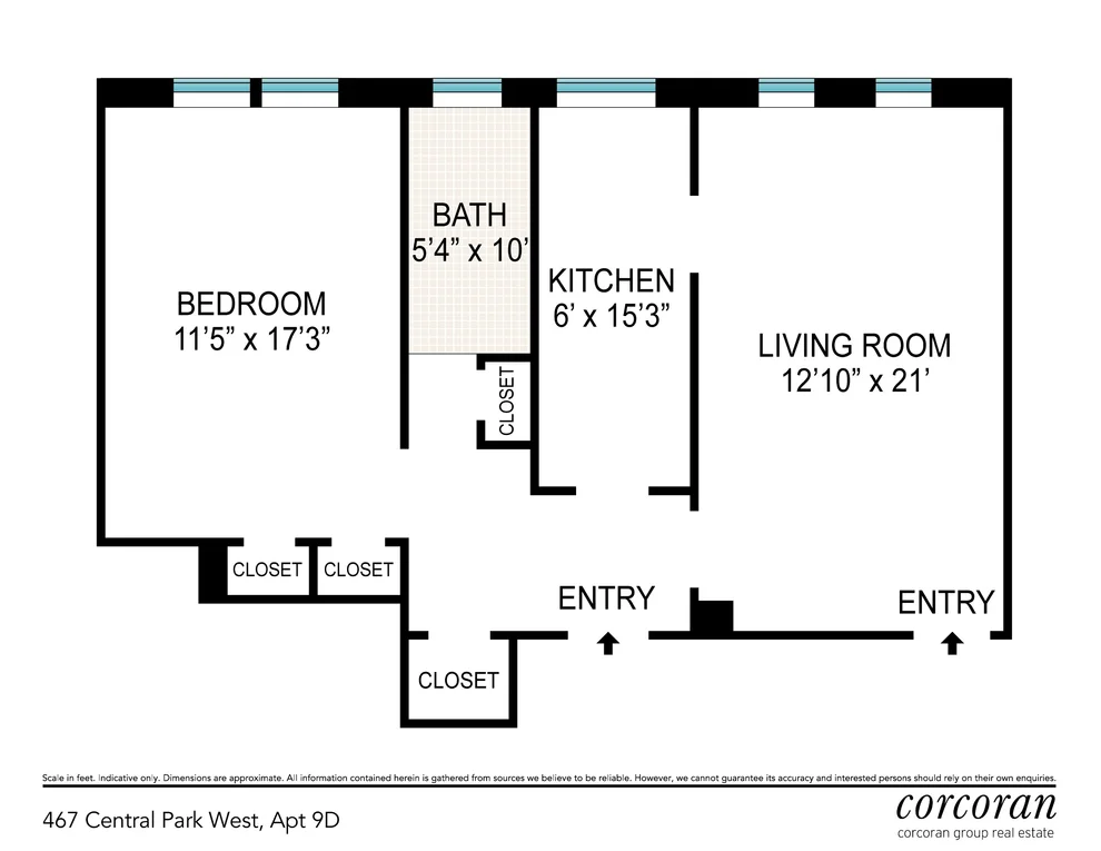 Unit for sale at 467 Central Park W, Manhattan, NY 10025