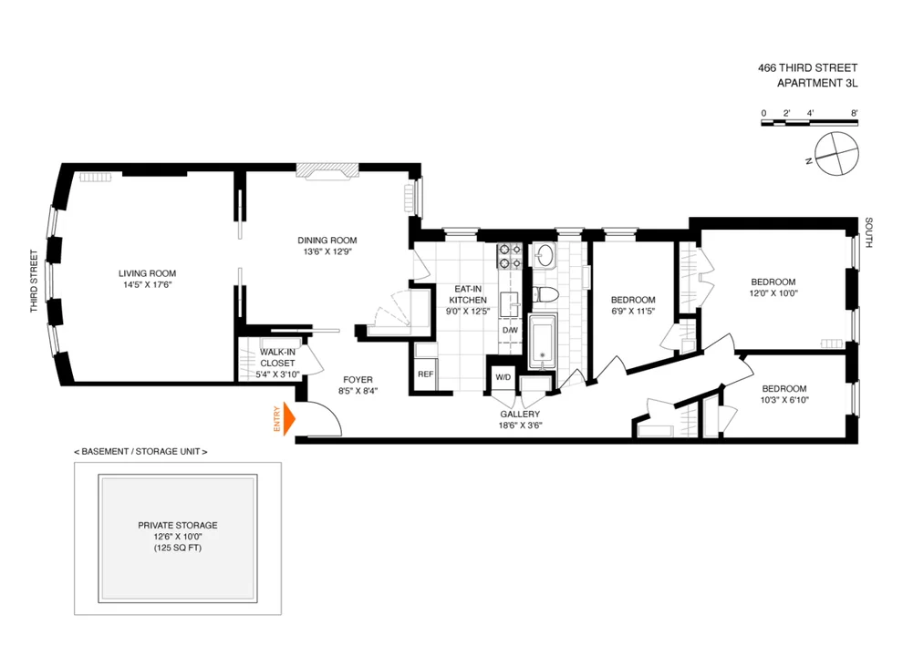 Unit for sale at 466 3RD Street, Brooklyn, NY 11215