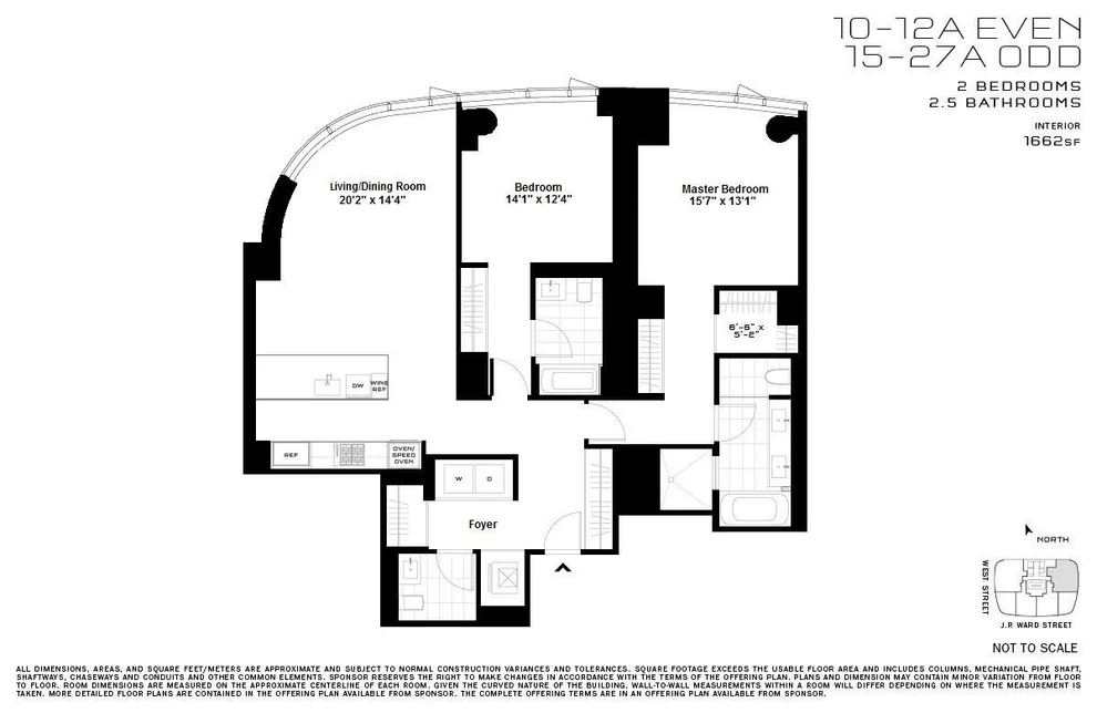 Unit for sale at 50 West Street, Manhattan, NY 10006