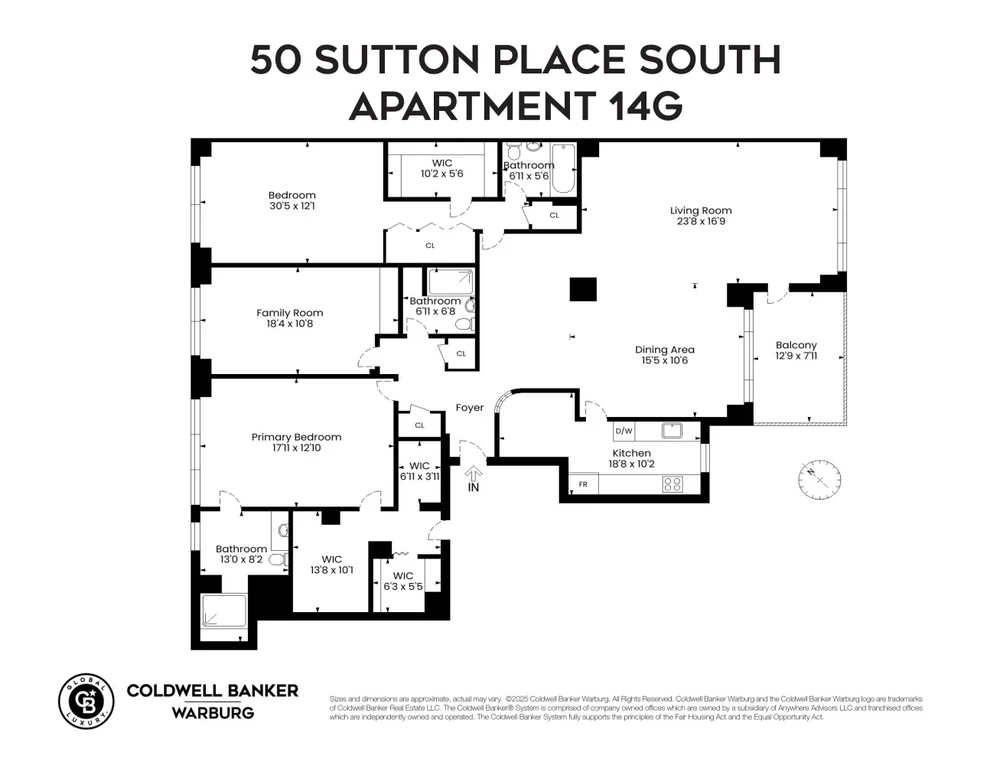 Unit for sale at 50 SUTTON Place S, Manhattan, NY 10022