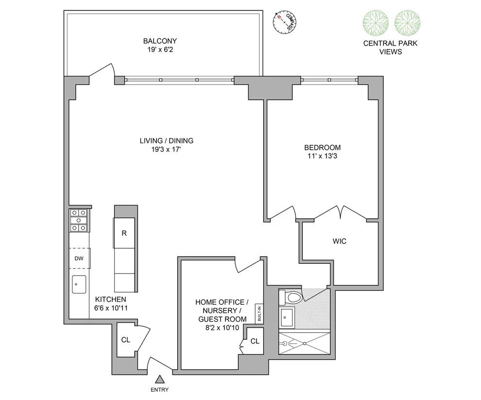 Unit for sale at 382 Central Park W, Manhattan, NY 10025