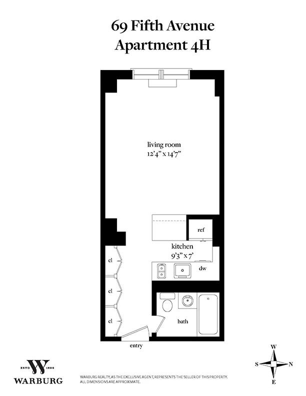 Unit for sale at 69 5TH Avenue, Manhattan, NY 10003