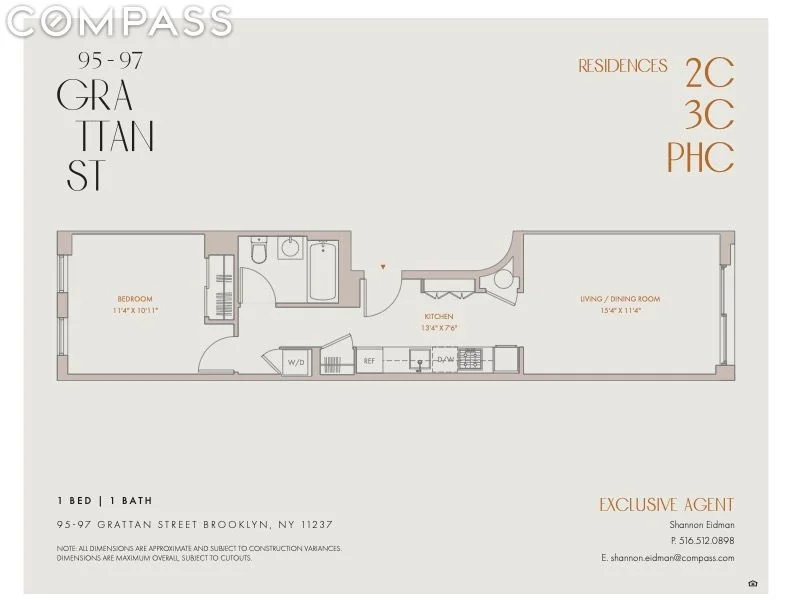 Unit for sale at 97 Grattan Street, Brooklyn, NY 11237