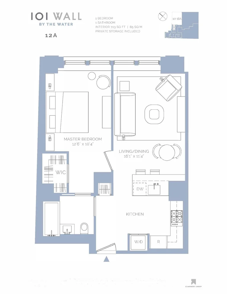 Unit for sale at 101 Wall Street, Manhattan, NY 10005