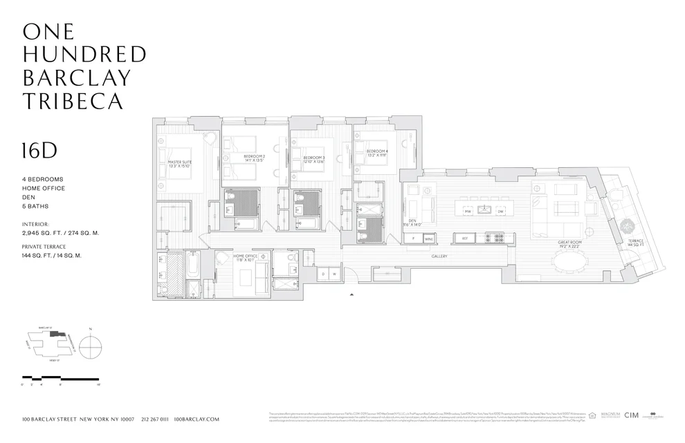 Unit for sale at 100 Barclay Street, Manhattan, NY 10007
