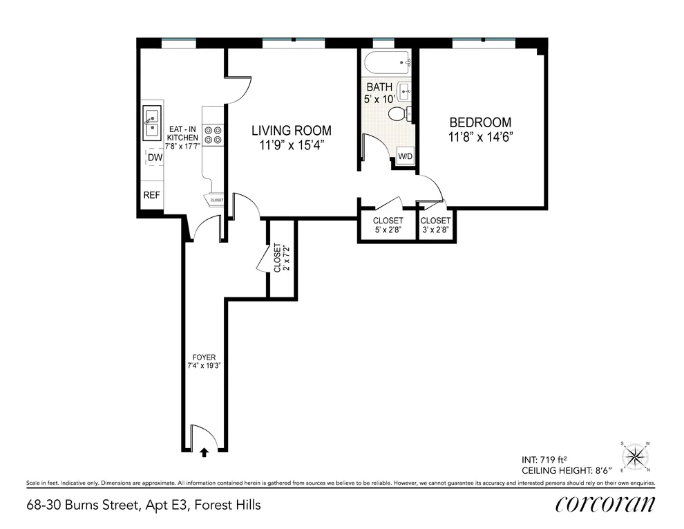 Unit for sale at 6830 Burns Street, Queens, NY 11375
