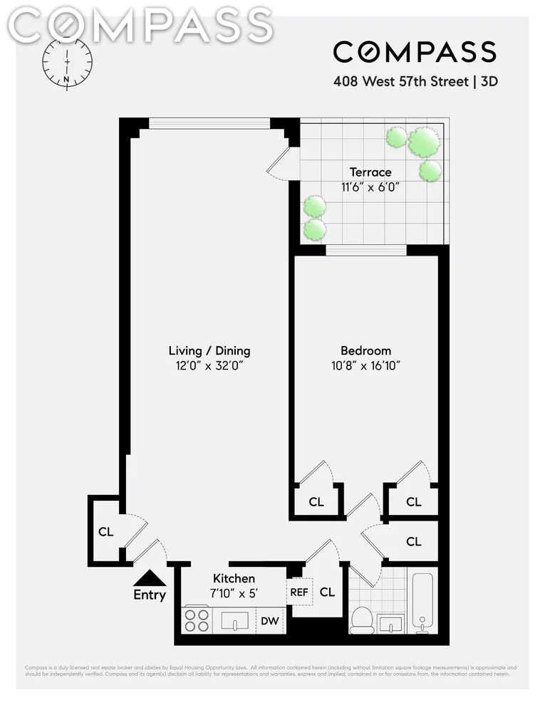 Unit for sale at 408 W 57th Street, Manhattan, NY 10019