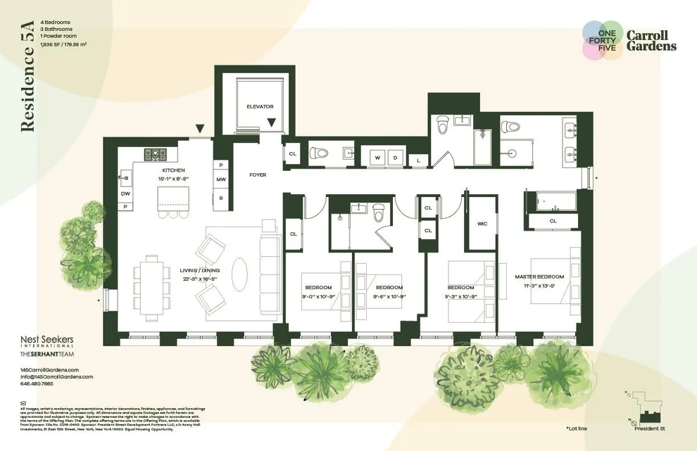 Unit for sale at 145 President Street, Brooklyn, NY 11231