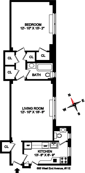 Unit for sale at 685 W End Avenue, Manhattan, NY 10025