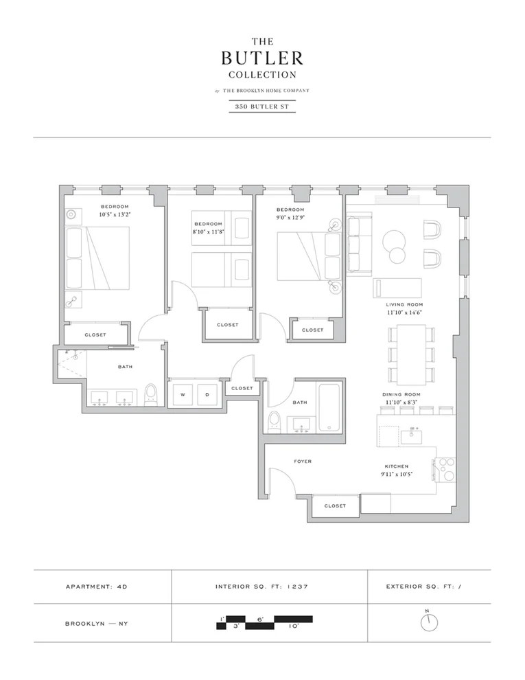 Unit for sale at 350 BUTLER Street, Brooklyn, NY 11217