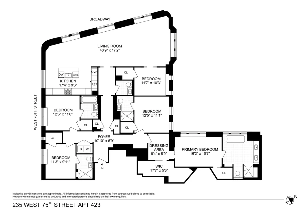 Unit for sale at 235 W 75th Street, Manhattan, NY 10023