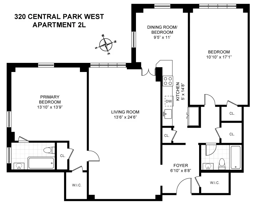 Unit for sale at 320 CENTRAL Park W, Manhattan, NY 10025
