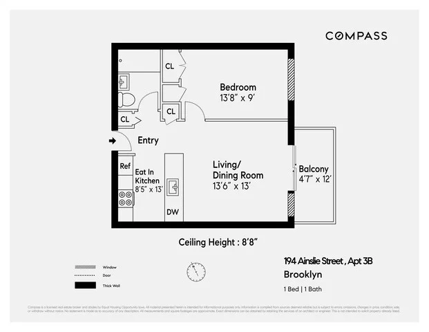 Unit for sale at 194 Ainslie Street, Brooklyn, NY 11211