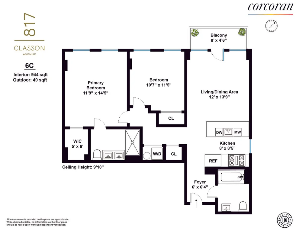 Unit for sale at 817 CLASSON Avenue, Brooklyn, NY 11238