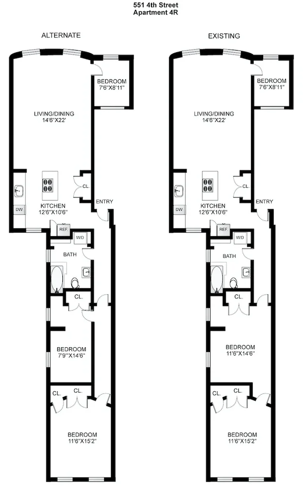 Unit for sale at 551 4TH Street, Brooklyn, NY 11215