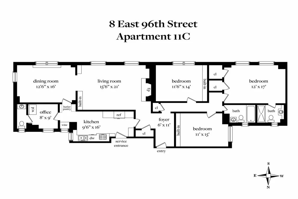 Unit for sale at 8 E 96TH Street, Manhattan, NY 10128