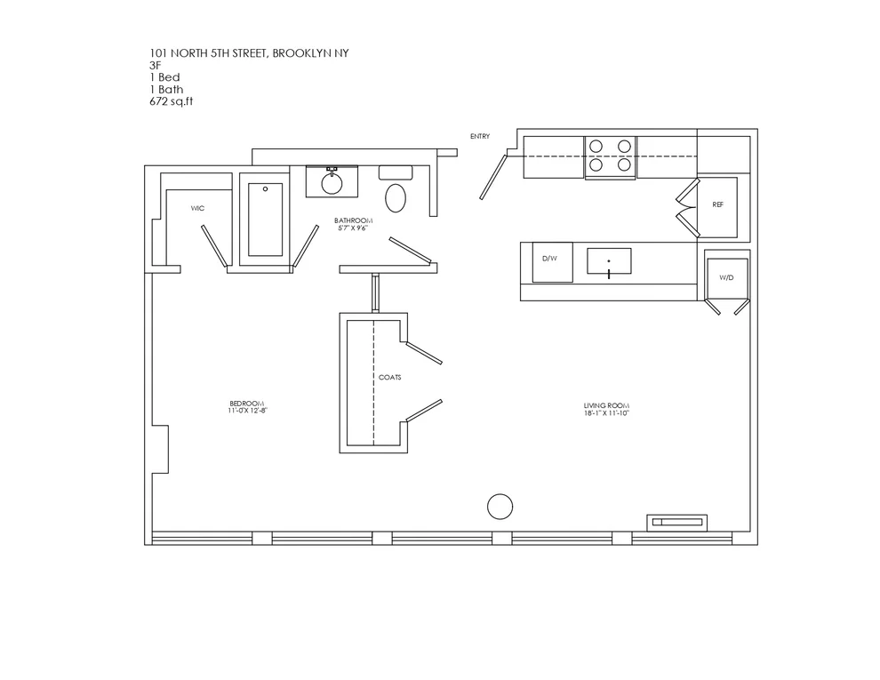 Unit for sale at 101 N 5TH Street, Brooklyn, NY 11249