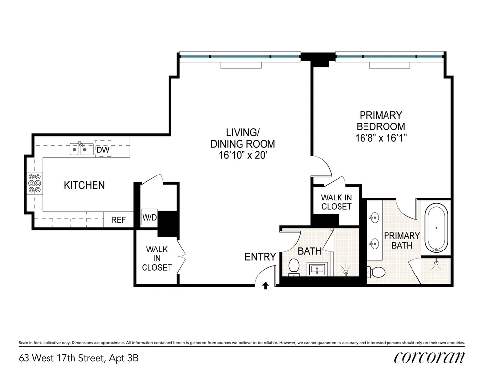 Unit for sale at 63 W 17TH Street, Manhattan, NY 10011