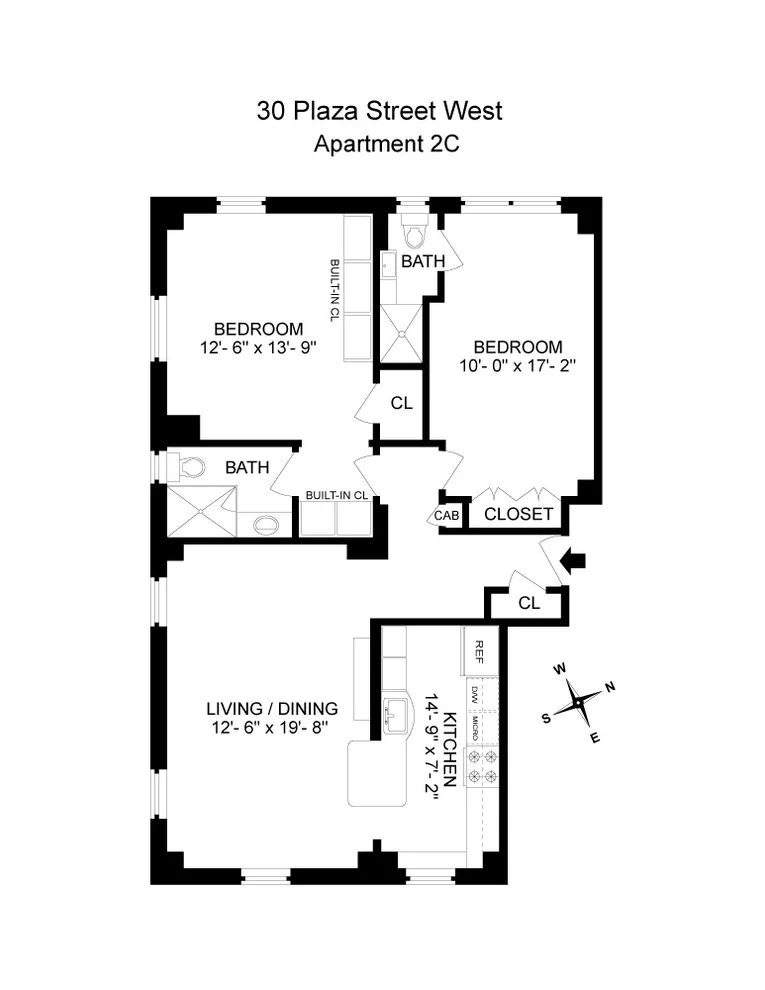 Unit for sale at 39 PLAZA Street W, Brooklyn, NY 11217