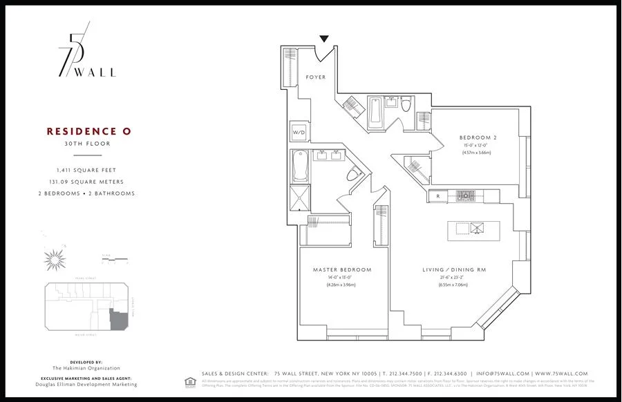 Unit for sale at 75 Wall Street, Manhattan, NY 10005