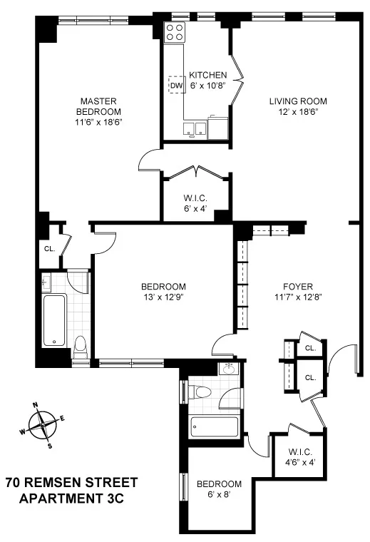 Unit for sale at 70 REMSEN Street, Brooklyn, NY 11201