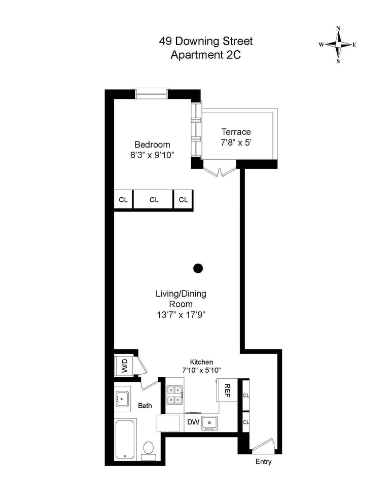 Unit for sale at 49 Downing Street, Manhattan, NY 10014
