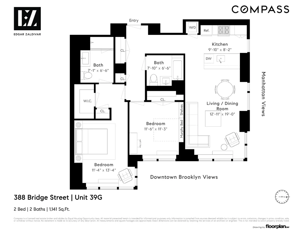 Unit for sale at 388 Bridge Street, Brooklyn, NY 11201