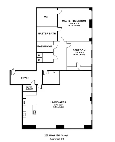 Unit for sale at 257 W 17th Street, Manhattan, NY 10011