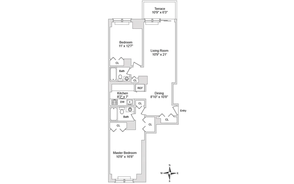 Unit for sale at 347 W 57TH Street, Manhattan, NY 10019