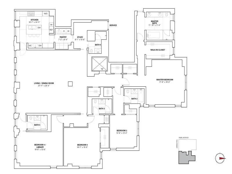 Unit for sale at 737 PARK Avenue, Manhattan, NY 10021