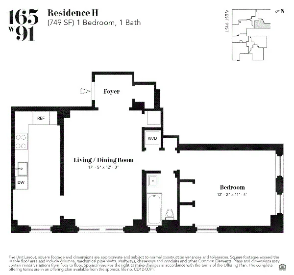 Unit for sale at 165 W 91ST Street, Manhattan, NY 10024