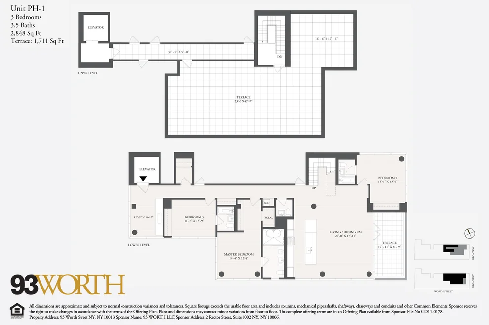 Unit for sale at 93 WORTH Street, Manhattan, NY 10013