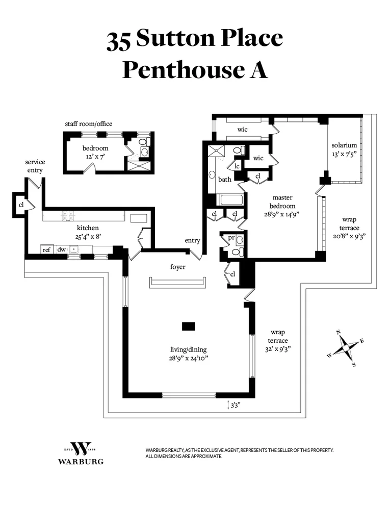 Unit for sale at 35 SUTTON Place, Manhattan, NY 10022