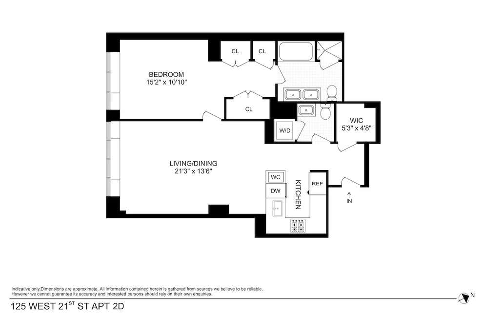 Unit for sale at 125 W 21ST Street, Manhattan, NY 10011