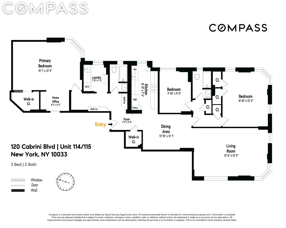 Unit for sale at 120 Cabrini Boulevard, Manhattan, NY 10033