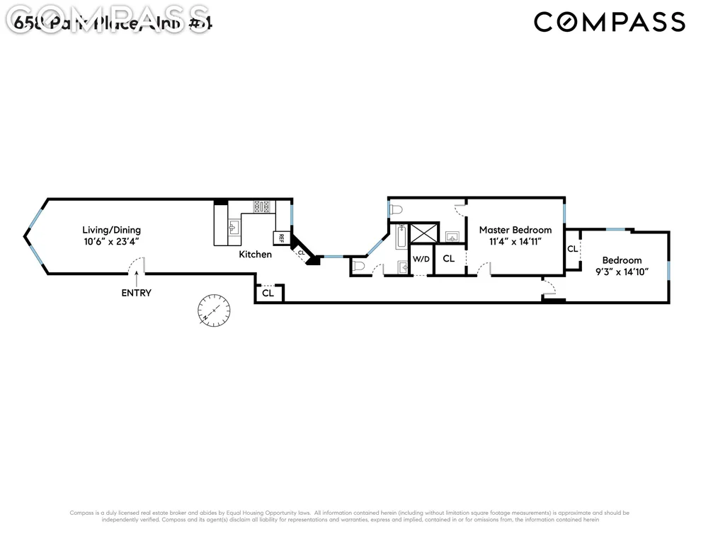 Unit for sale at 658 Park Place, Brooklyn, NY 11216