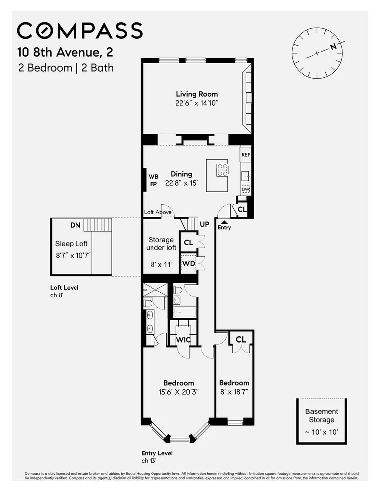 Unit for sale at 10 8th Avenue, Brooklyn, NY 11217