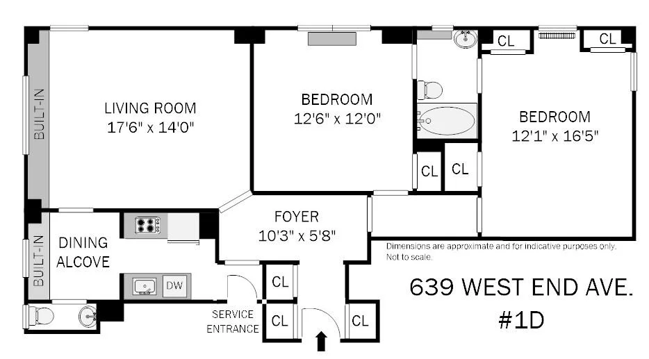 Unit for sale at 639 W End Avenue, Manhattan, NY 10024