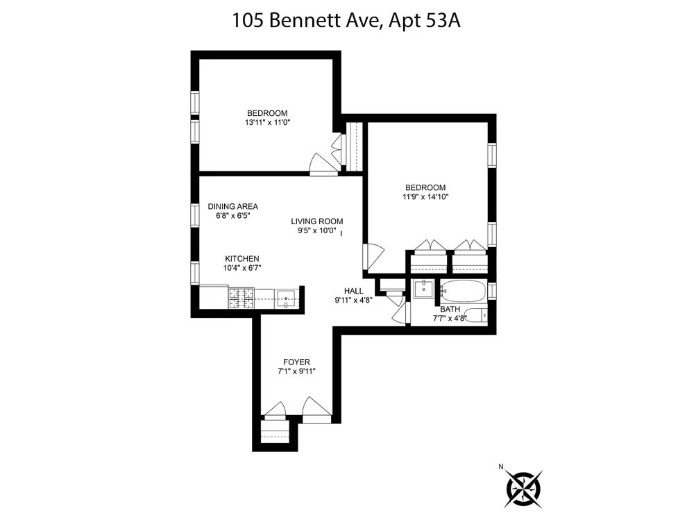 Unit for sale at 105 Bennett Avenue, Manhattan, NY 10033