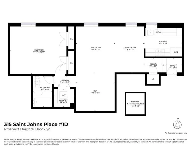 Unit for sale at 315 St Johns Place, Brooklyn, NY 11238
