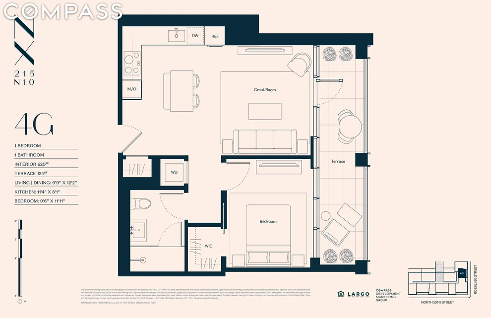 Unit for sale at 215 N 10th Street, Brooklyn, NY 11211