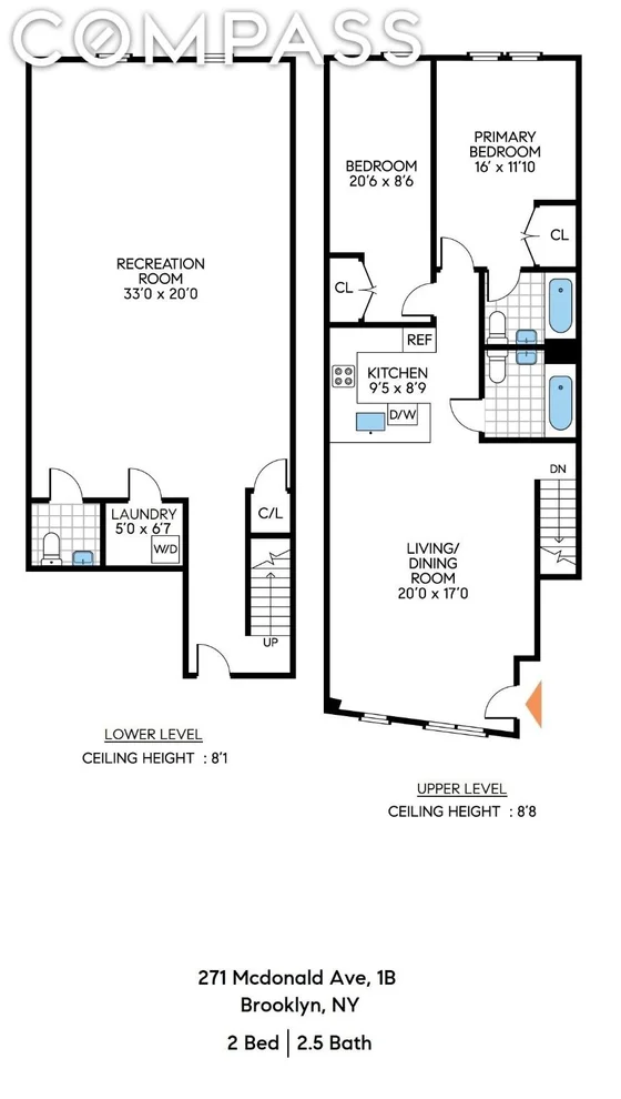 Unit for sale at 271 McDonald Avenue, Brooklyn, NY 11218