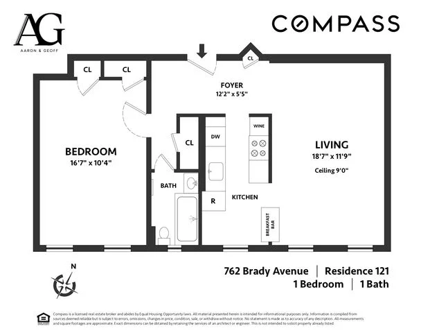 Unit for sale at 762 Brady Avenue, Bronx, NY 10462