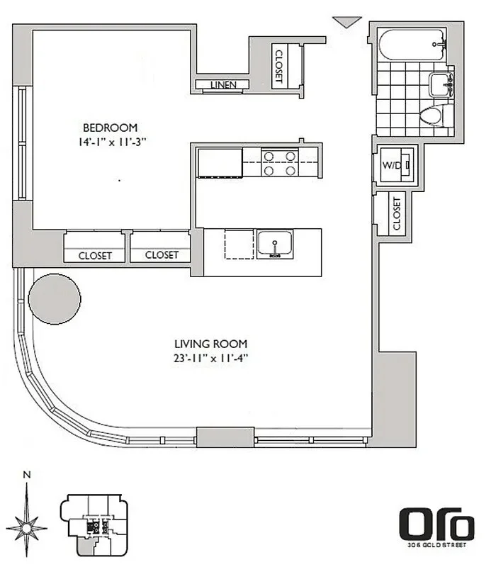 Unit for sale at 306 GOLD Street, Brooklyn, NY 11201